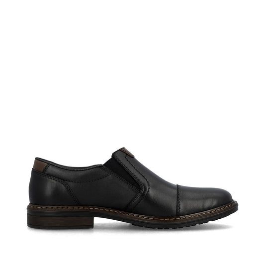 Chaussure habillée en cuir à enfiler pour homme