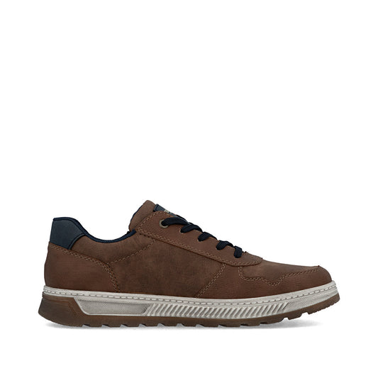 Baskets décontractées pour homme à lacets et fermeture éclair latérale