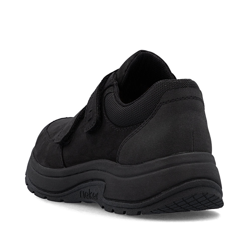Chaussure en cuir pour homme à double fermeture Velcro