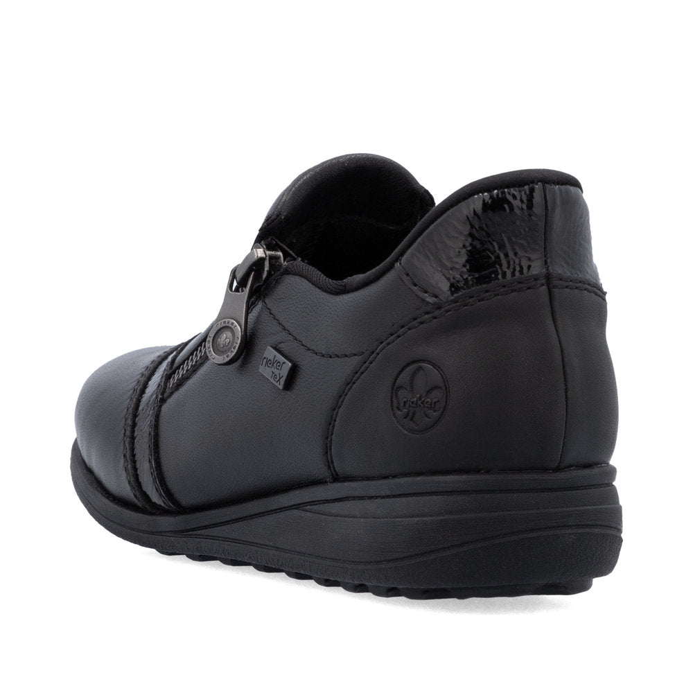 Chaussure imperméable à fermeture éclair pour femme