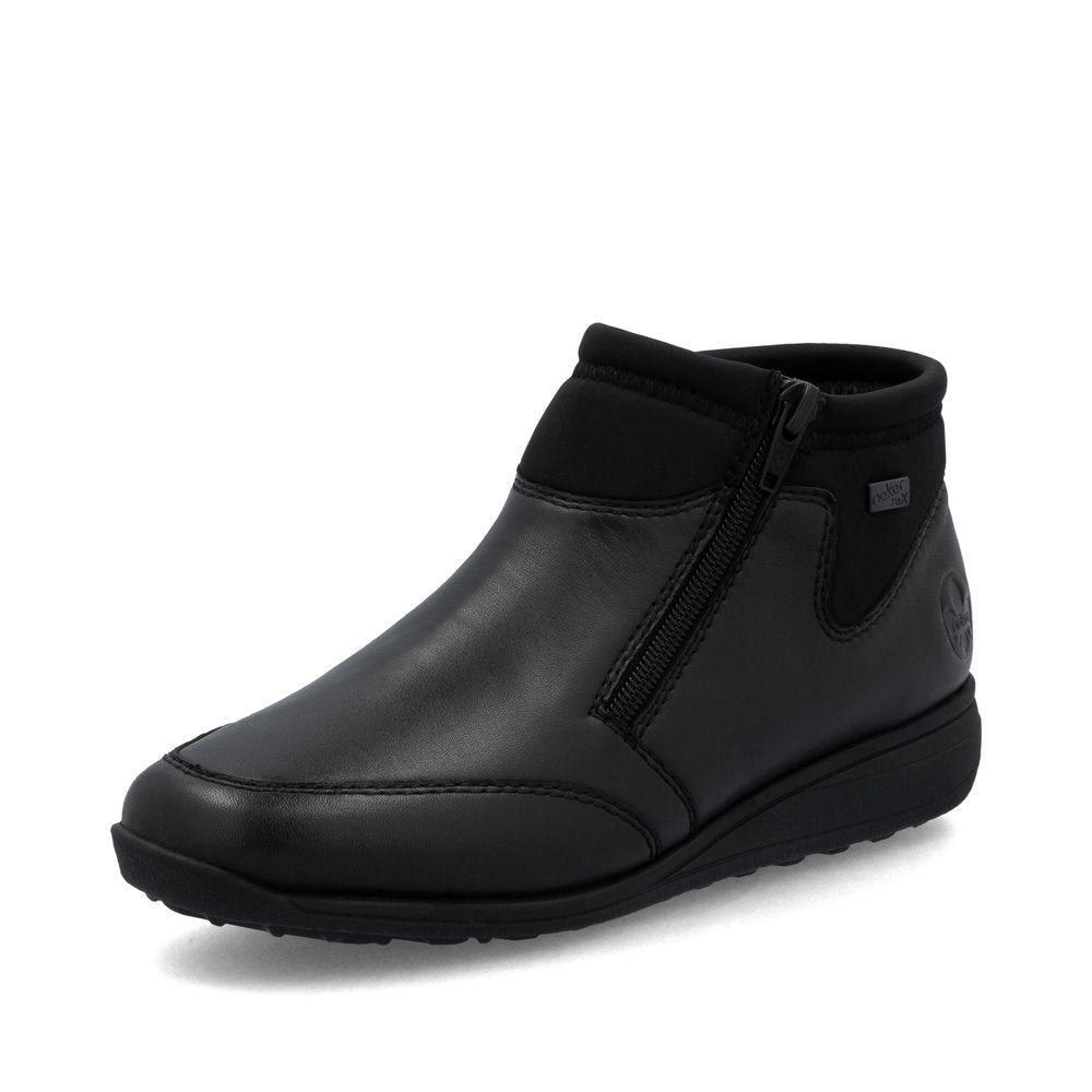 Bottines imperméables en cuir pour femmes