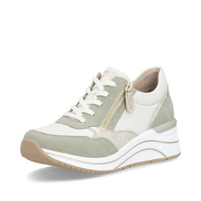Women’s Leather Lace-Up Sneakers
