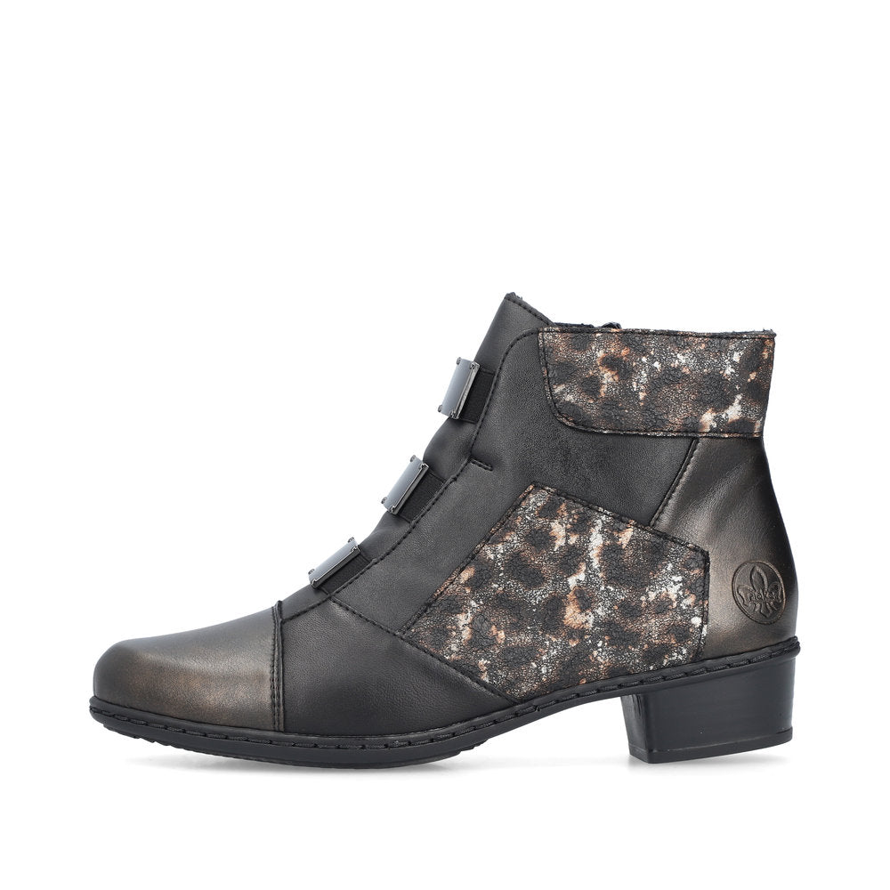 Women’s Leather & Synthetic Ankle Boot