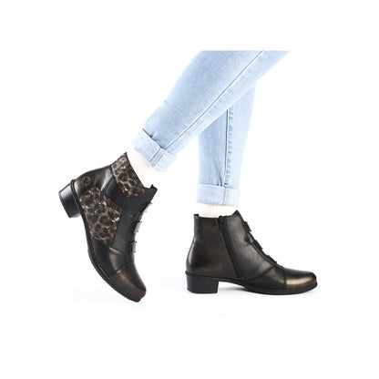 Women’s Leather & Synthetic Ankle Boot